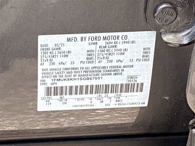 Certified 2025 Ford Explorer ST-Line w/ ST-Line Street Pack AWD/4WD image 36