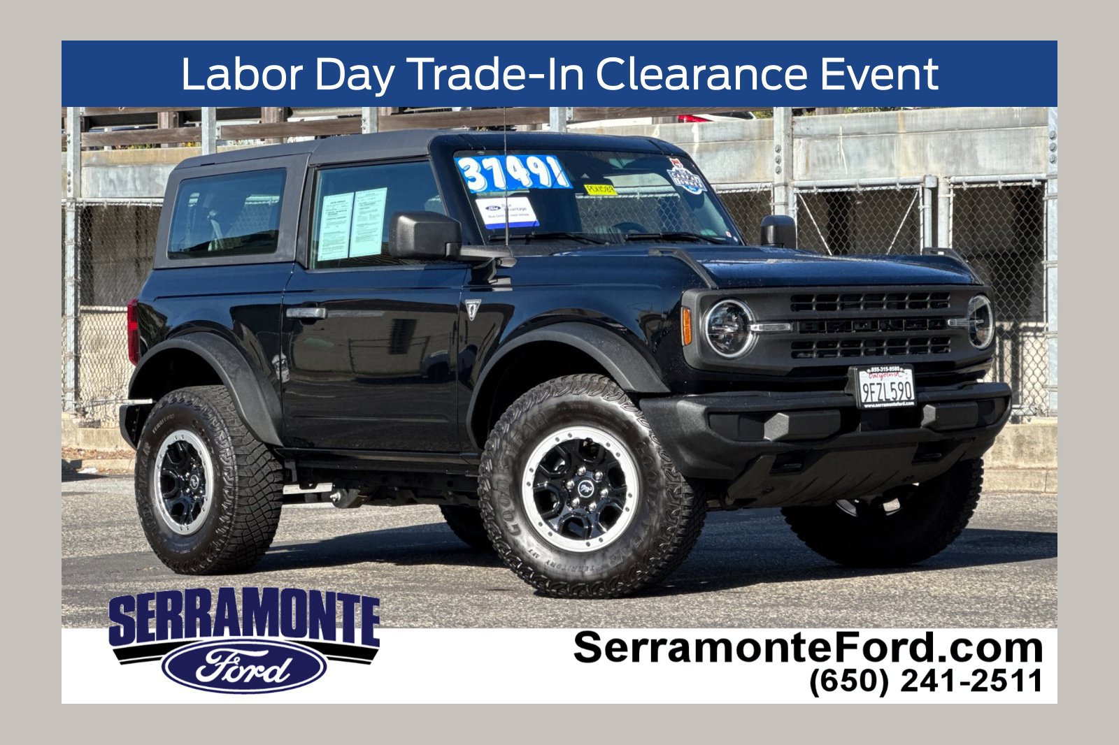 Certified 2023 Ford Bronco 2-Door w/ Sasquatch Package
