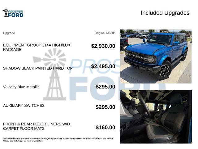 Certified 2024 Ford Bronco Outer Banks AWD/4WD image 3