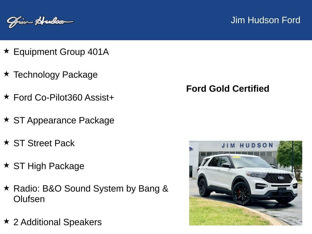 Certified 2023 Ford Explorer ST w/ Equipment Group 401A AWD/4WD image 12