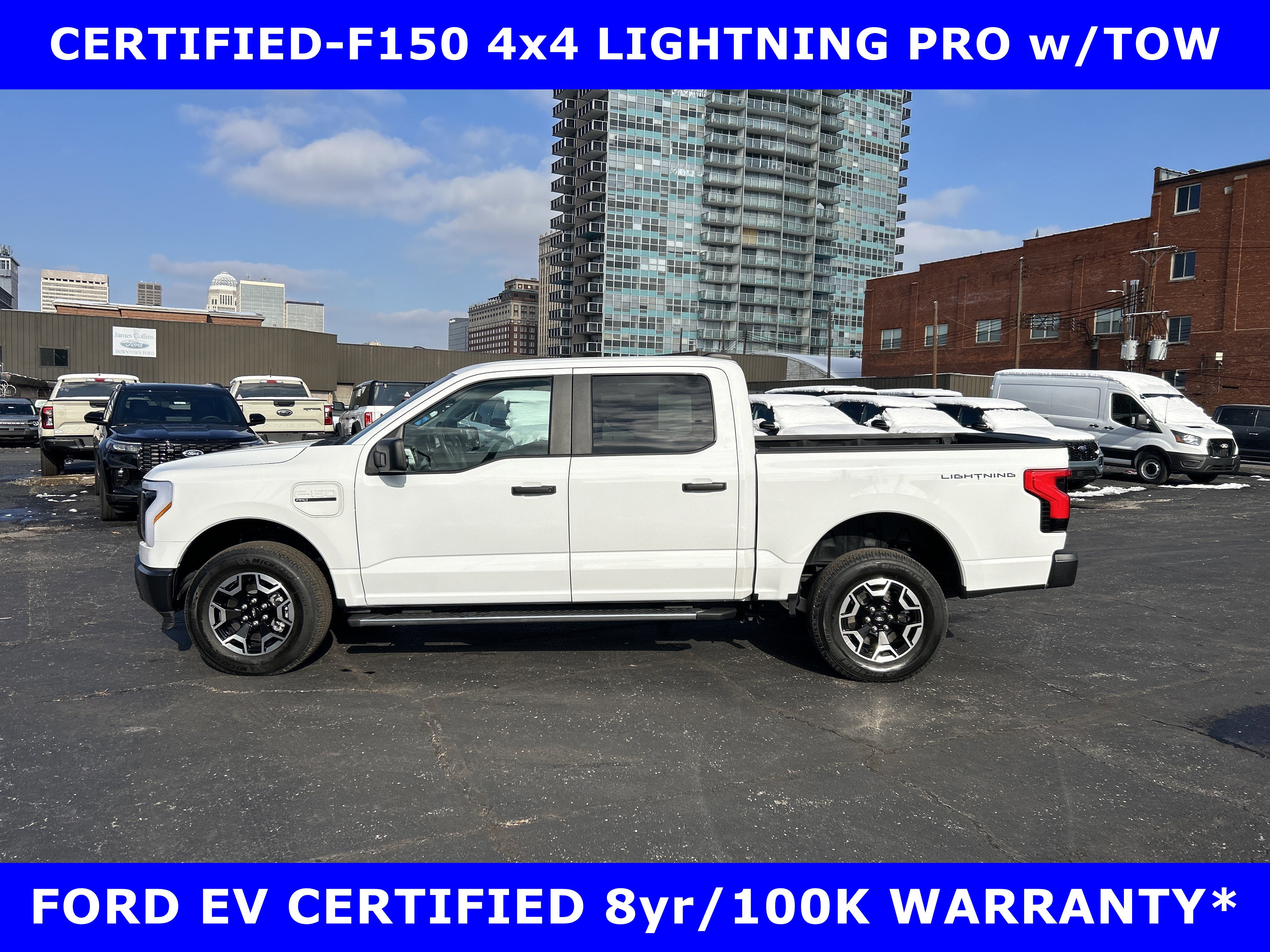 Certified 2022 Ford F150 Lightning Pro w/ Max Trailer Tow Package