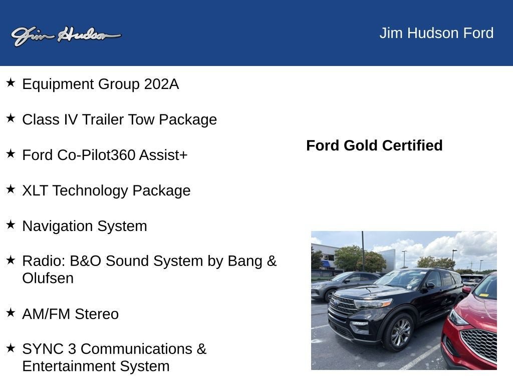 Certified 2022 Ford Explorer XLT w/ Equipment Group 202A RWD image 5