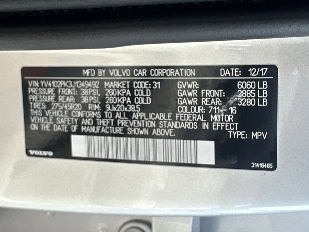 Used 2018 Volvo XC90 T5 Momentum w/ Convenience Package AWD/4WD image 33