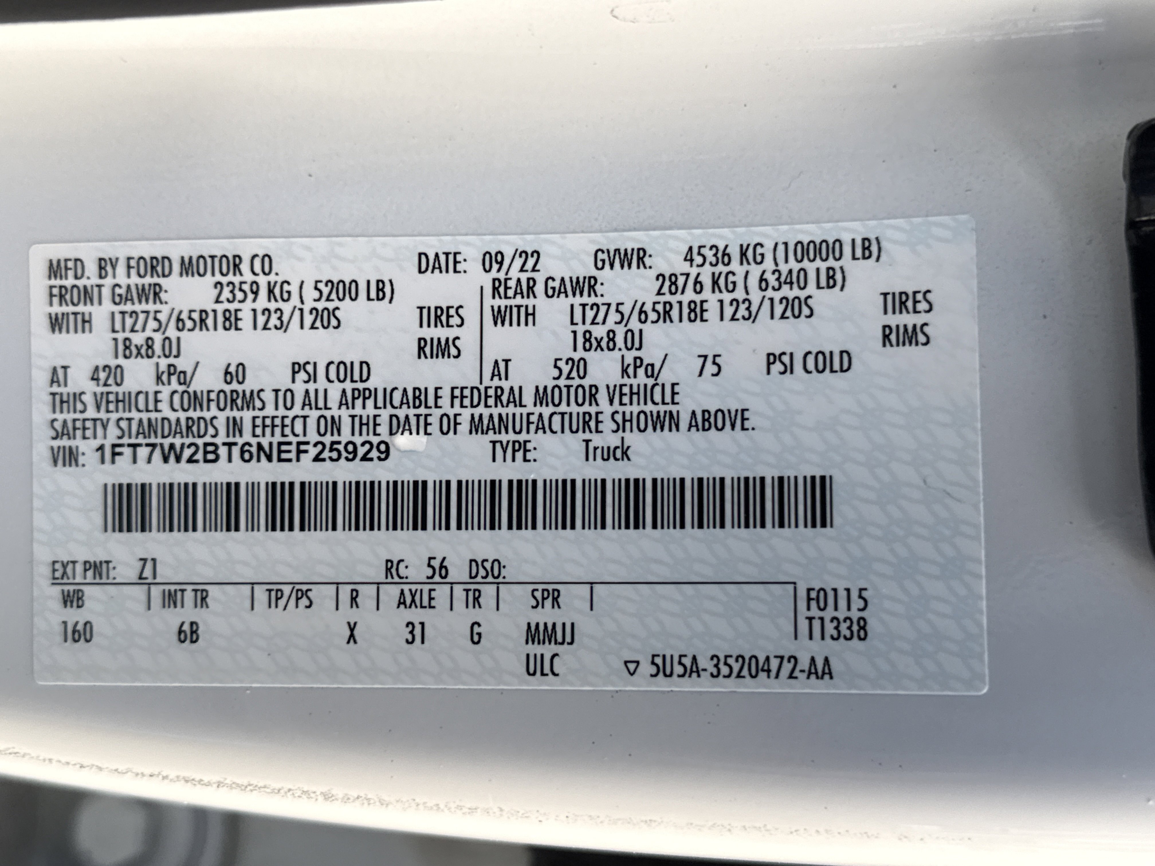 Certified 2022 Ford F250 Lariat AWD/4WD image 16