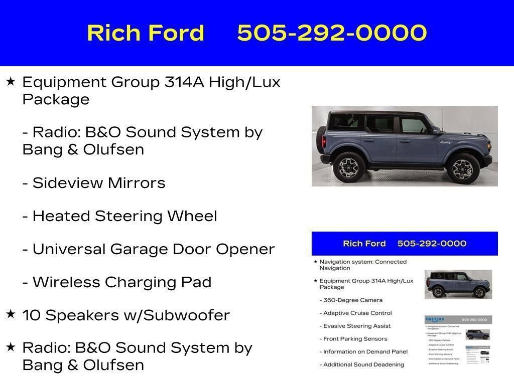Certified 2024 Ford Bronco Outer Banks AWD/4WD image 24