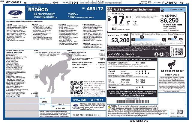 Certified 2024 Ford Bronco Badlands AWD/4WD image 26