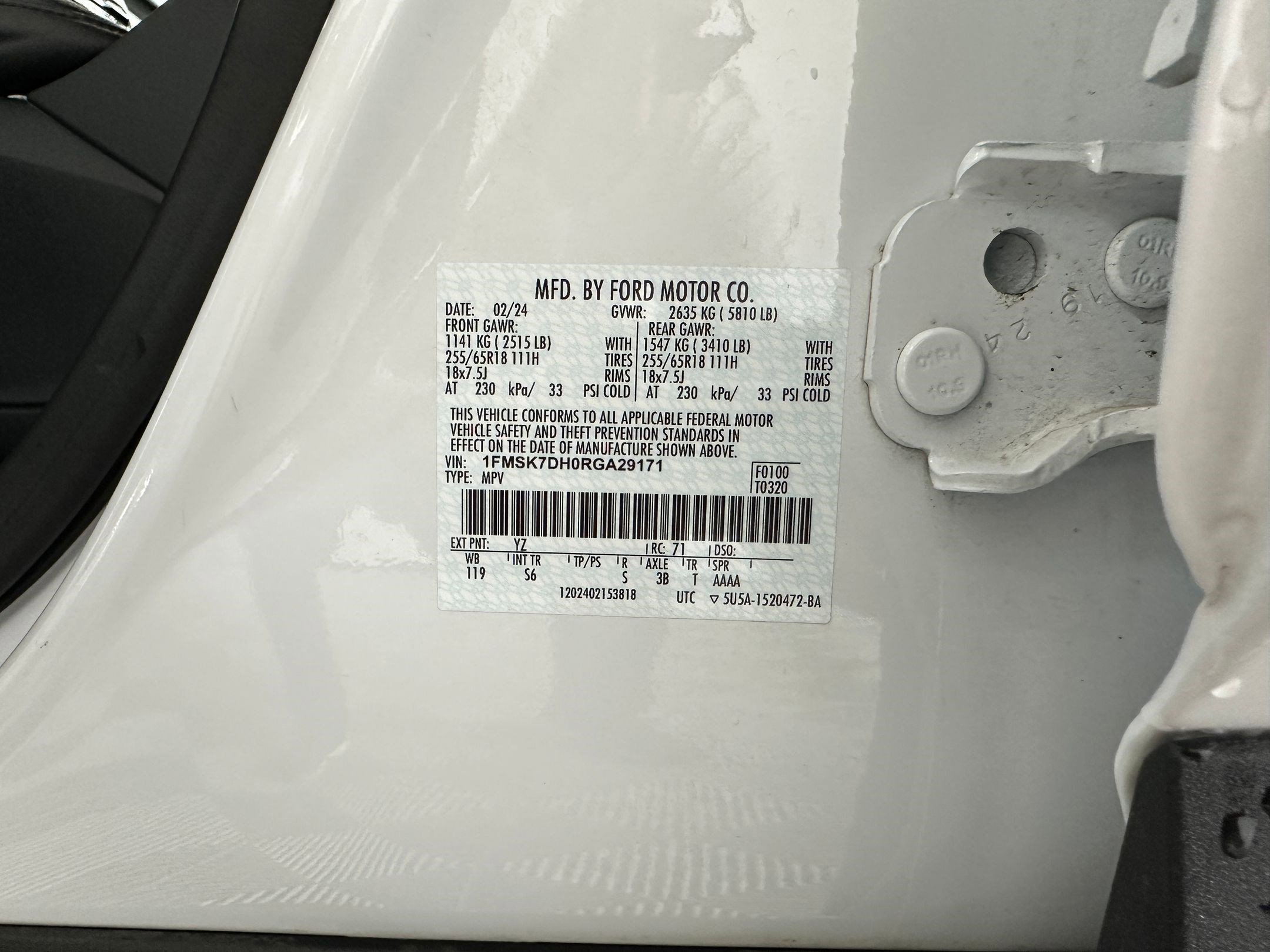 Certified 2024 Ford Explorer XLT w/ Equipment Group 202A image 30