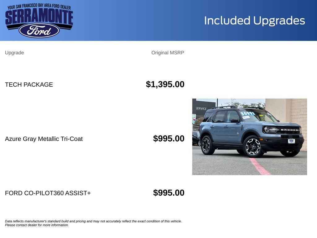 Certified 2024 Ford Bronco Sport Outer Banks w/ Tech Package AWD/4WD image 26