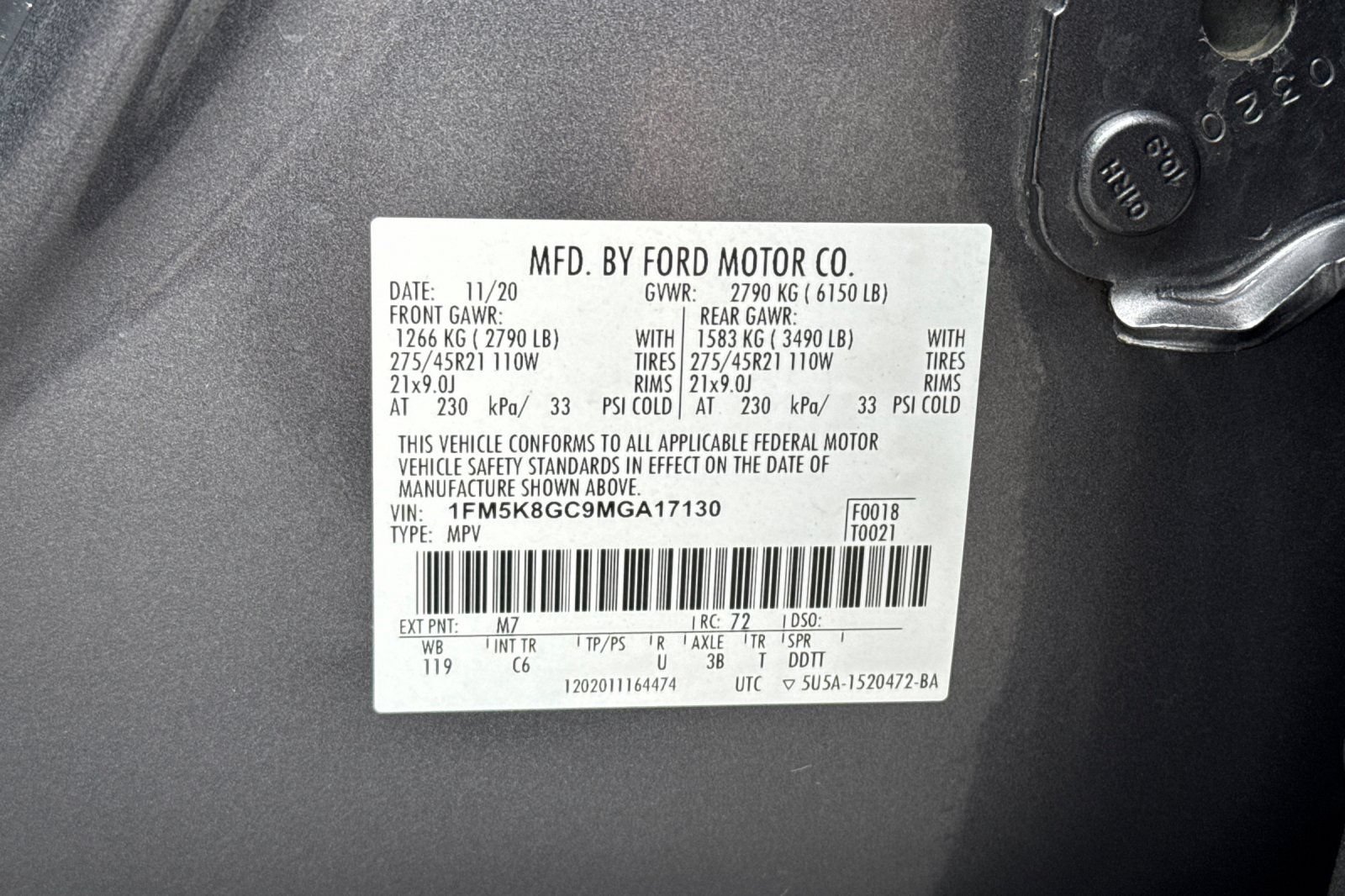 Certified 2021 Ford Explorer ST w/ Equipment Group 401A AWD/4WD image 44