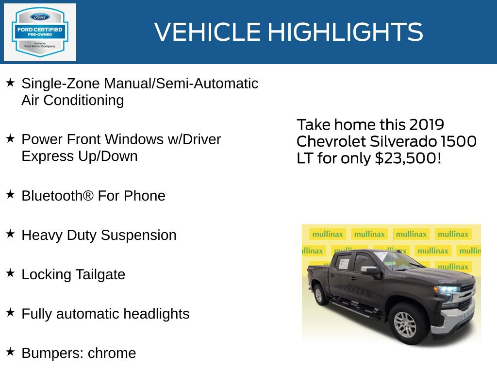 Used 2019 Chevrolet Silverado 1500 LT w/ True North Edition AWD/4WD image 23
