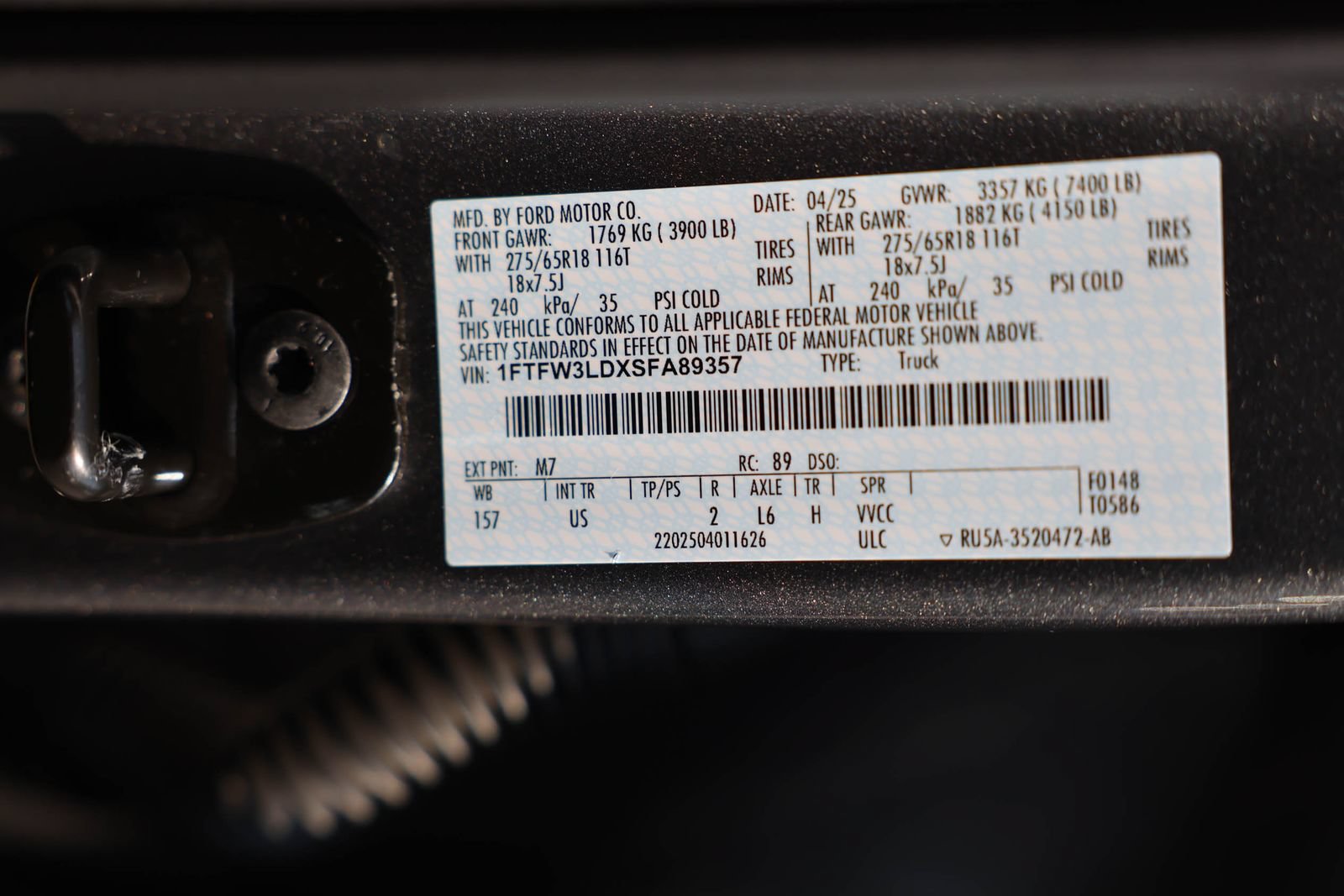Certified 2025 Ford F150 XLT w/ Equipment Group 302A MID AWD/4WD image 38
