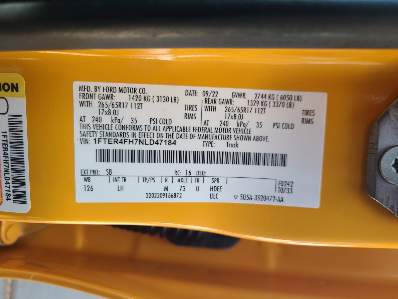 Certified 2022 Ford Ranger XLT w/ Equipment Group 302A High image 25