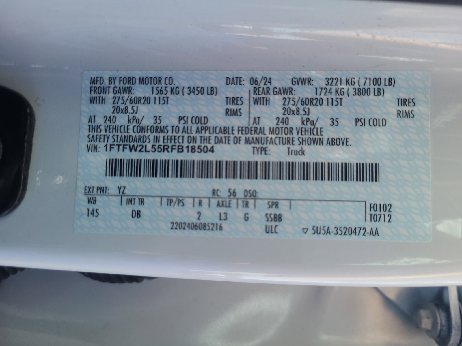 Certified 2024 Ford F150 STX AWD/4WD image 25