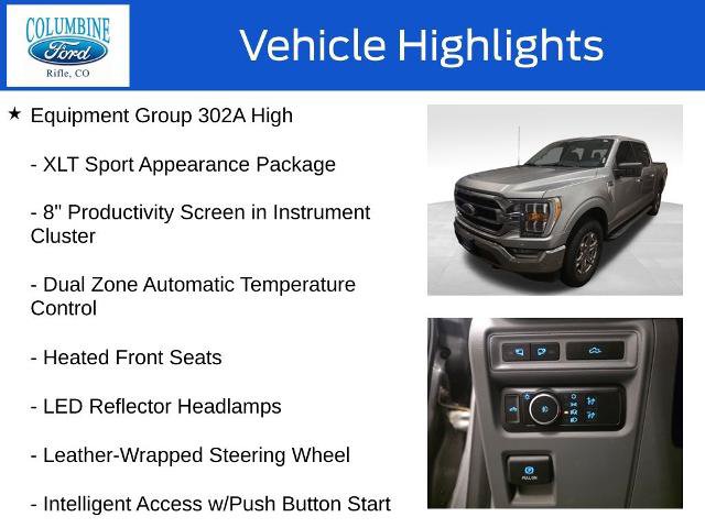 Certified 2021 Ford F150 XLT w/ Equipment Group 302A High AWD/4WD image 8