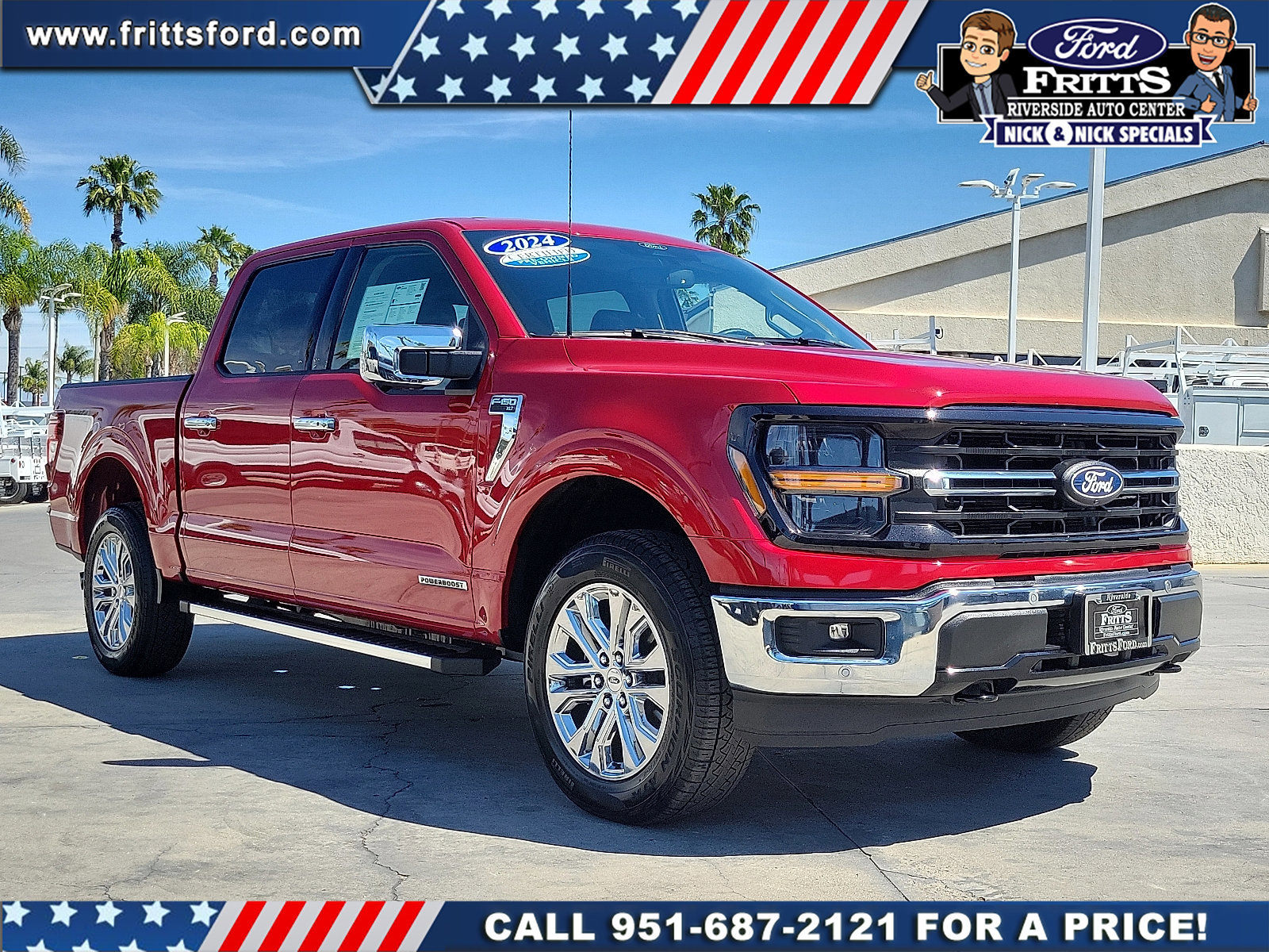 Certified 2024 Ford F150 XLT w/ Equipment Group 303A High image 3