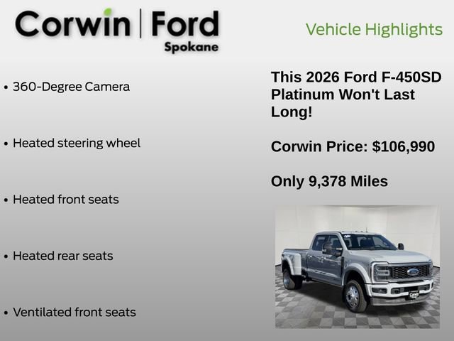 Certified 2026 Ford F450 Platinum AWD/4WD image 12
