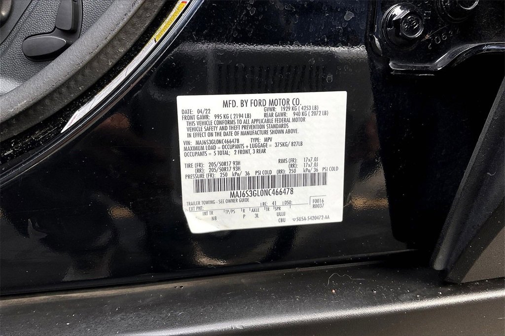 Certified 2022 Ford EcoSport SE w/ SE Appearance Package image 31