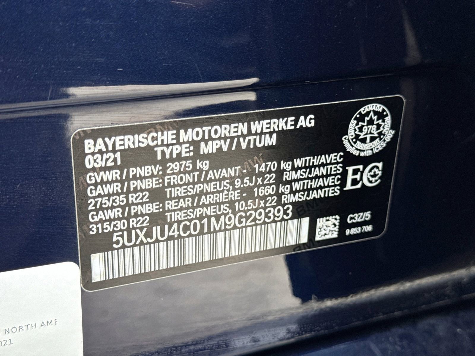 Used 2021 BMW X5 M50i AWD/4WD image 38