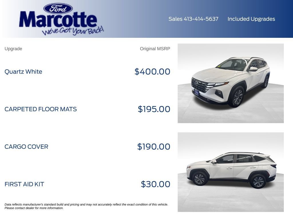 Used 2022 Hyundai Tucson Blue AWD/4WD image 5
