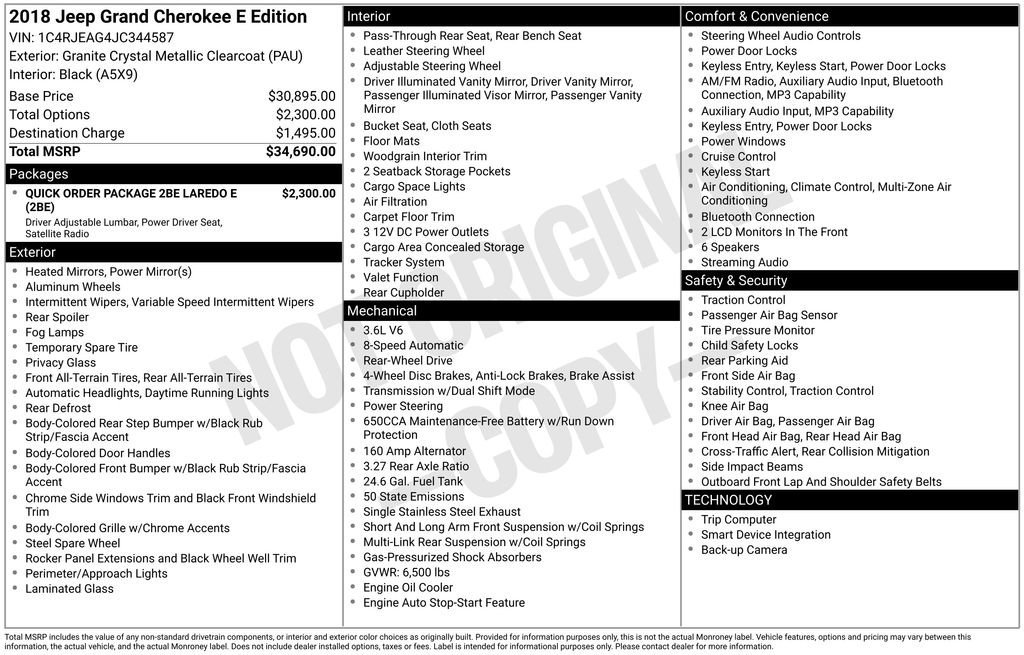 Used 2018 Jeep Grand Cherokee Laredo image 10