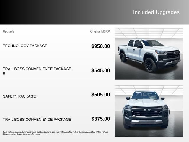 Used 2023 Chevrolet Colorado Trail Boss w/ Technology Package AWD/4WD image 5