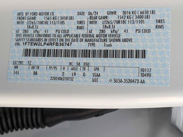 Certified 2024 Ford F150 STX w/ Equipment Group 201A FX4 AWD/4WD image 29