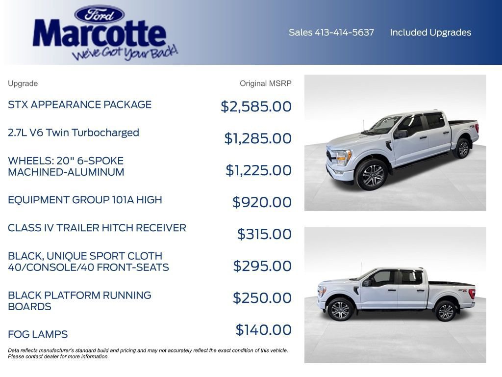 Certified 2022 Ford F150 XL w/ STX Appearance Package image 10