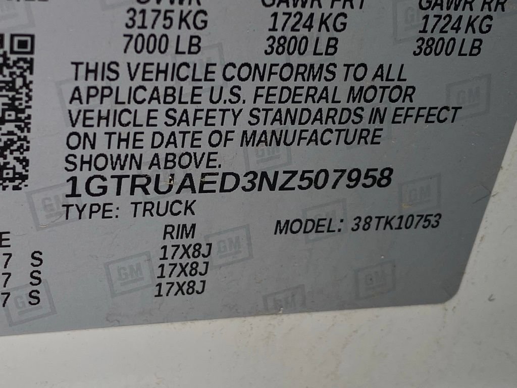 Used 2022 GMC Sierra 1500 Pro w/ Pro Value Package AWD/4WD image 31