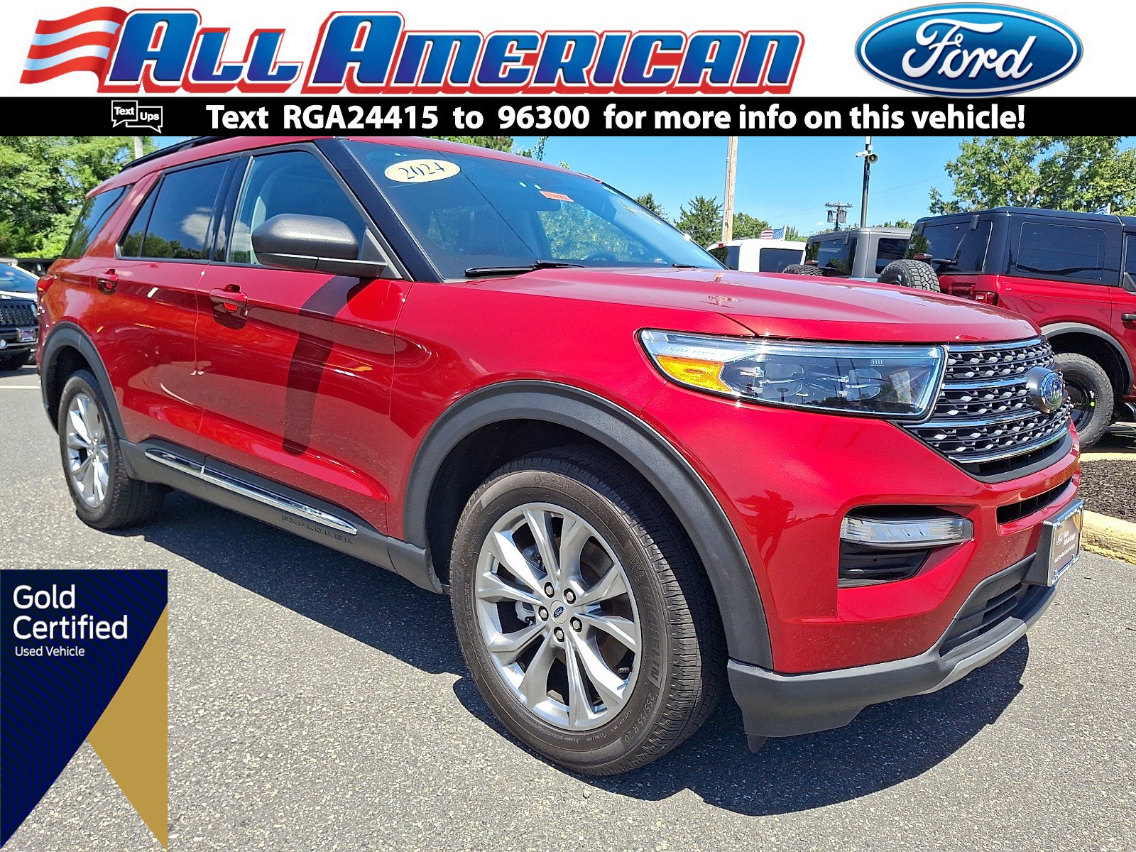 Certified 2024 Ford Explorer XLT w/ Equipment Group 202A