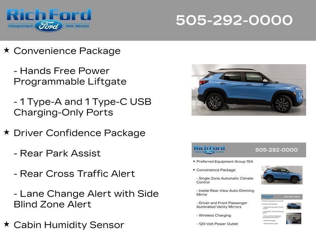 Used 2025 Chevrolet TrailBlazer ACTIV w/ Convenience Package AWD/4WD image 65