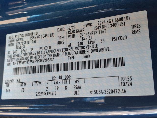 Certified 2023 Ford F150 XLT w/ Equipment Group 302A High image 26