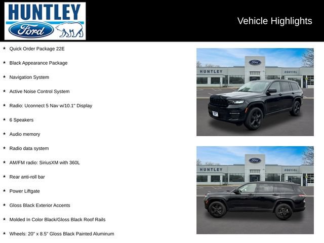 Used 2023 Jeep Grand Cherokee L Limited w/ Black Appearance Package AWD/4WD image 2