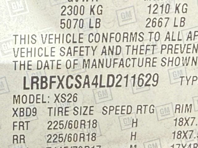 Used 2020 Buick Envision Essence FWD image 10