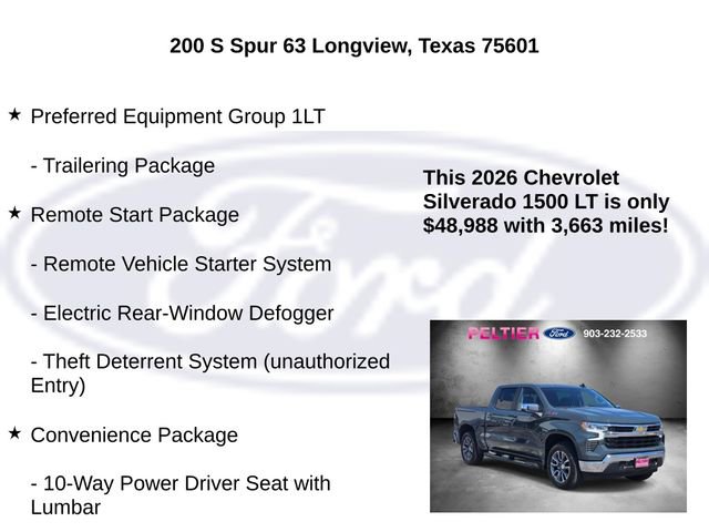 Used 2026 Chevrolet Silverado 1500 LT w/ Z71 Off-Road Package image 25