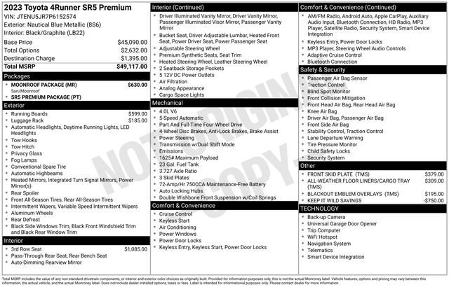 Used 2023 Toyota 4Runner SR5 Premium w/ Moonroof Package image 10