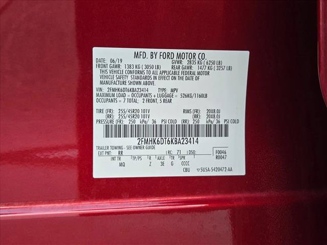 Certified 2019 Ford Flex Limited w/ Equipment Group 303A AWD/4WD image 27
