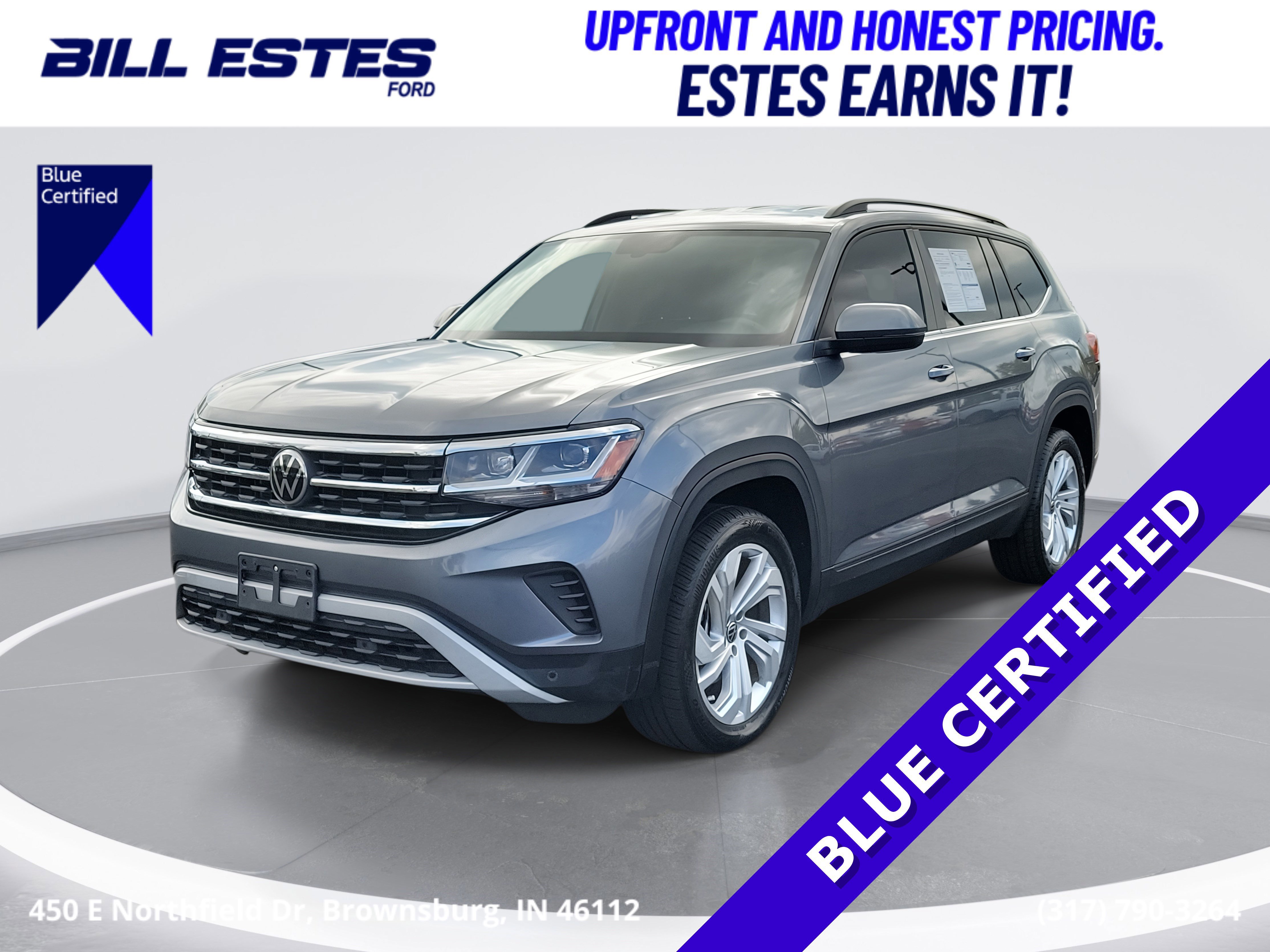 Used 2021 Volkswagen Atlas SE