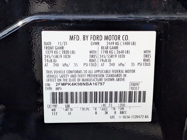Certified 2022 Ford Edge Titanium AWD/4WD image 26
