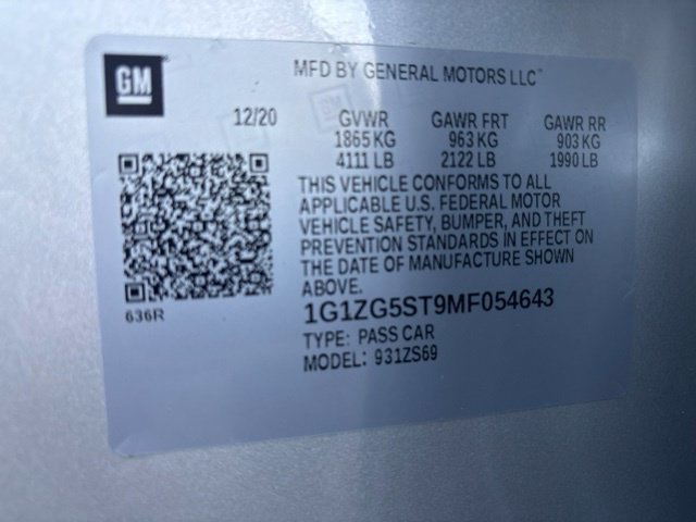 Used 2021 Chevrolet Malibu RS FWD image 22