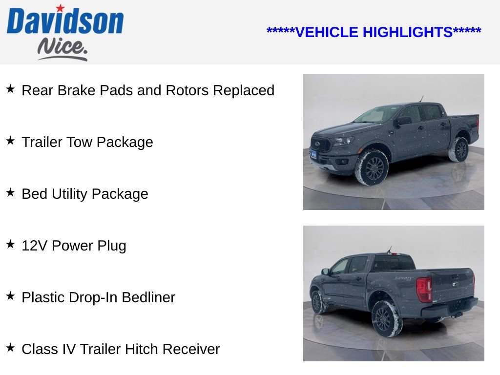 Certified 2020 Ford Ranger XLT w/ Equipment Group 302A Luxury image 4
