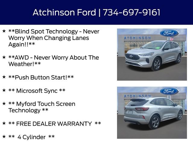 Certified 2023 Ford Escape ST-Line w/ Tech Pack #1 AWD/4WD image 9