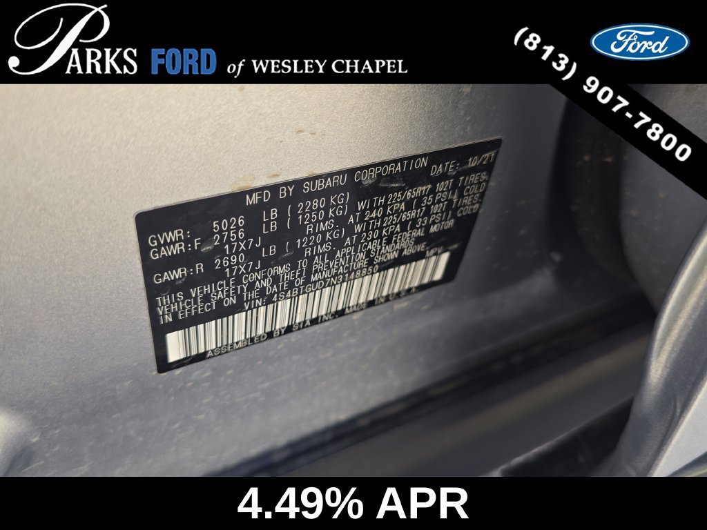 Used 2022 Subaru Outback Wilderness w/ Wilderness Package AWD/4WD image 34