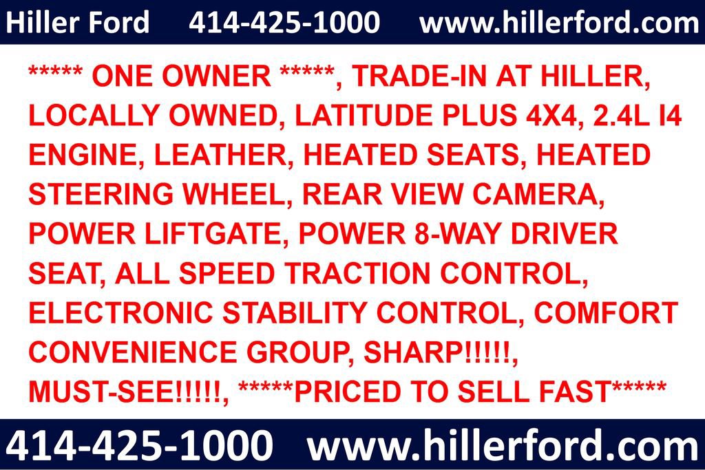Used 2019 Jeep Cherokee Latitude Plus w/ Comfort/Convenience Group AWD/4WD image 2