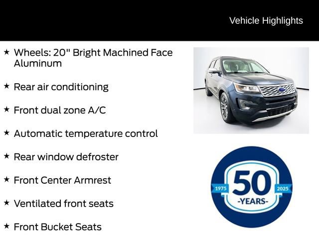 Certified 2017 Ford Explorer Platinum image 9