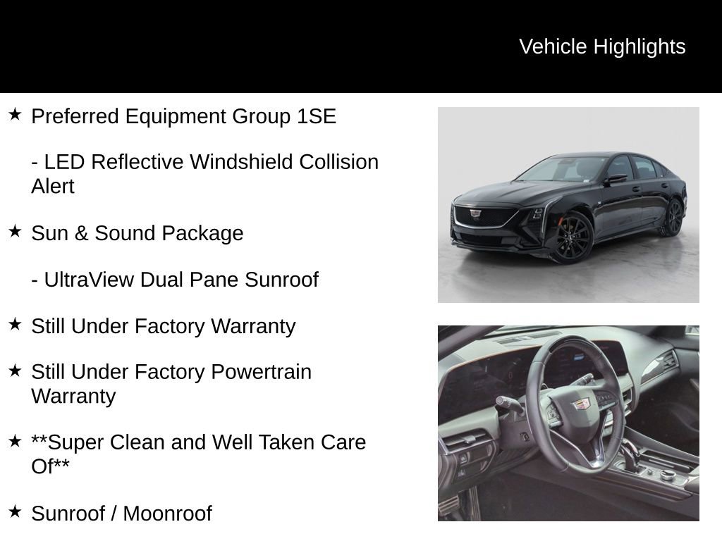 Used 2025 Cadillac CT5 Sport w/ Sun And Sound Package image 6