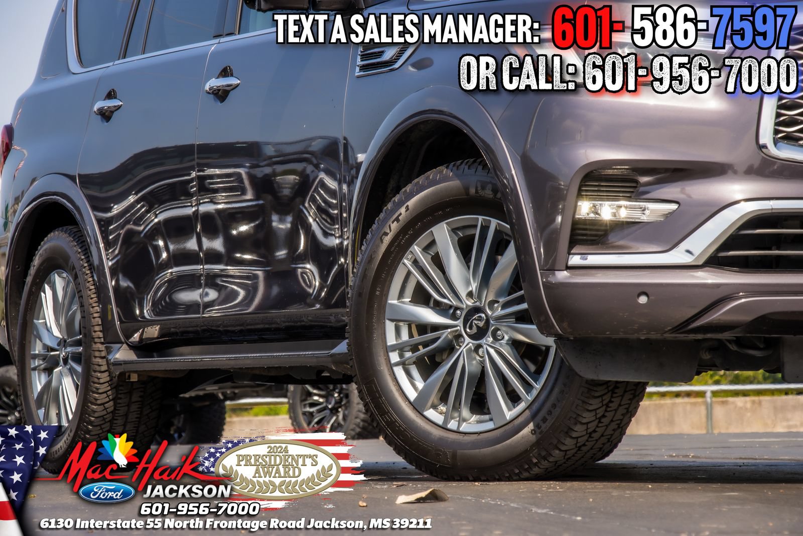 Used 2022 INFINITI QX80 Luxe w/ All-Season Package RWD image 3