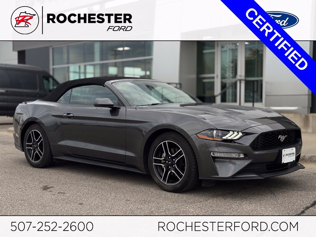 Certified 2020 Ford Mustang Premium w/ Equipment Group 201A RWD image 1