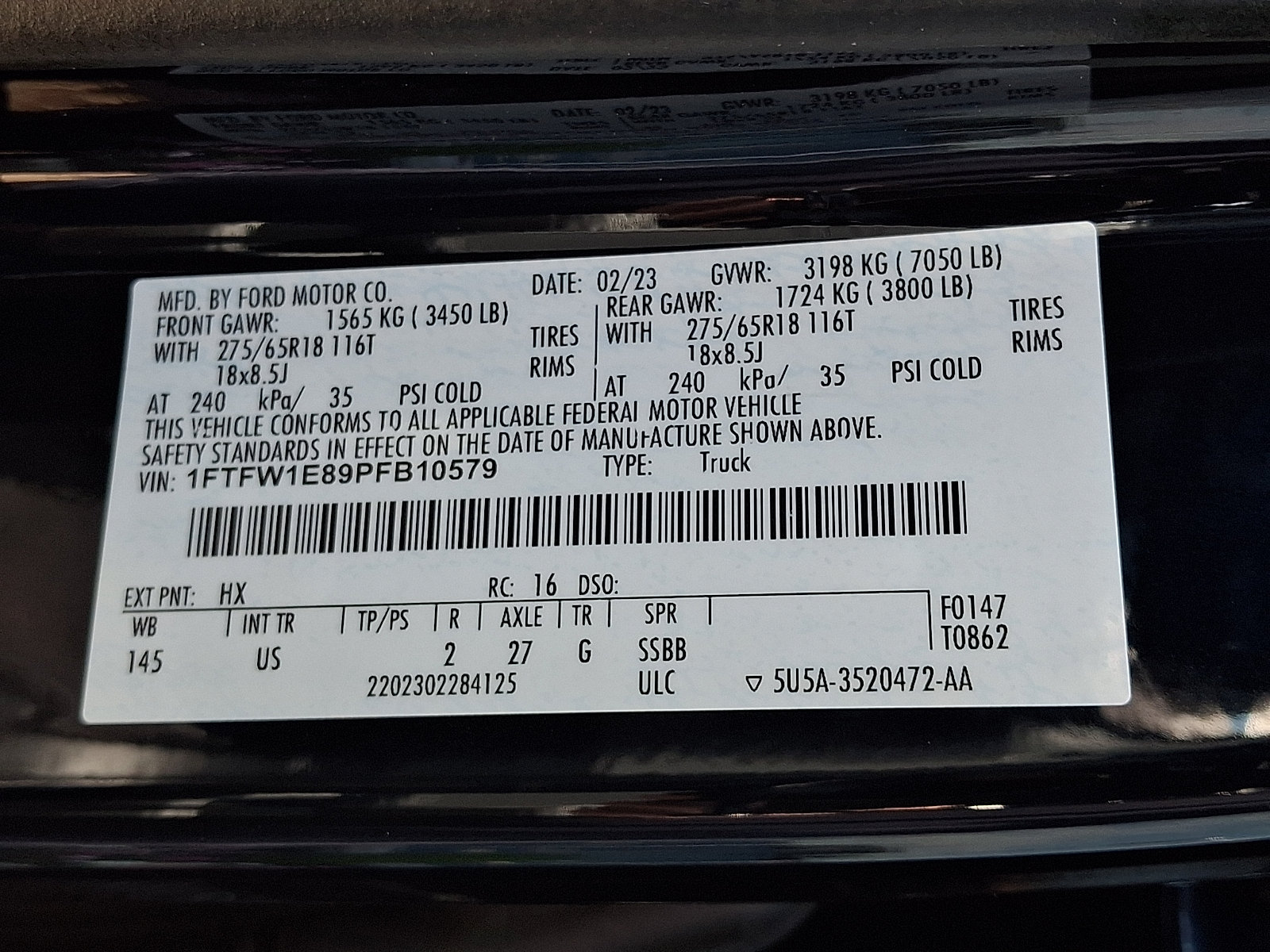 Certified 2023 Ford F150 XLT w/ Equipment Group 301A Mid AWD/4WD image 27