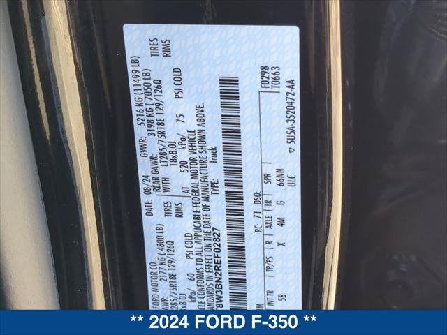 Certified 2024 Ford F350 Lariat w/ Tremor Off-Road Package AWD/4WD image 24