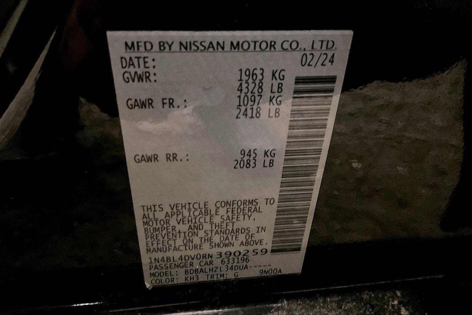 Used 2024 Nissan Altima 2.5 SV image 32